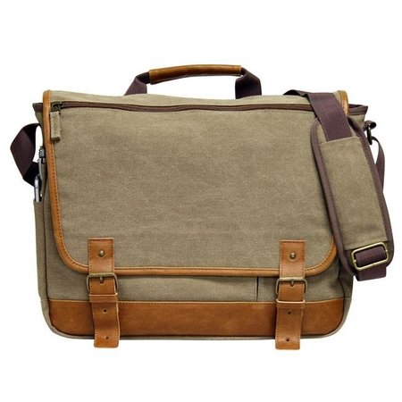 Preferred Nation Preferred Nation P4660.TAN Tahoe Messenger Bag; Tan P4660.TAN